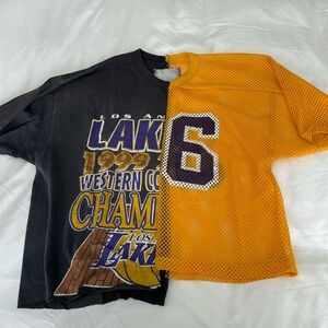 Vintage Lakers top- one of a kind